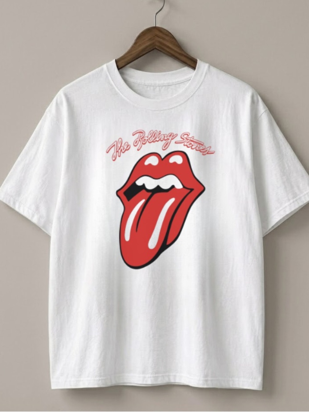 The Rolling Stones 1975 US Tour Rock Band Vintage T-shirt | Reprint Gildan 5000